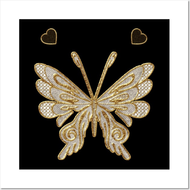 Elegant decorative butterflies Wall Art by Nicky2342